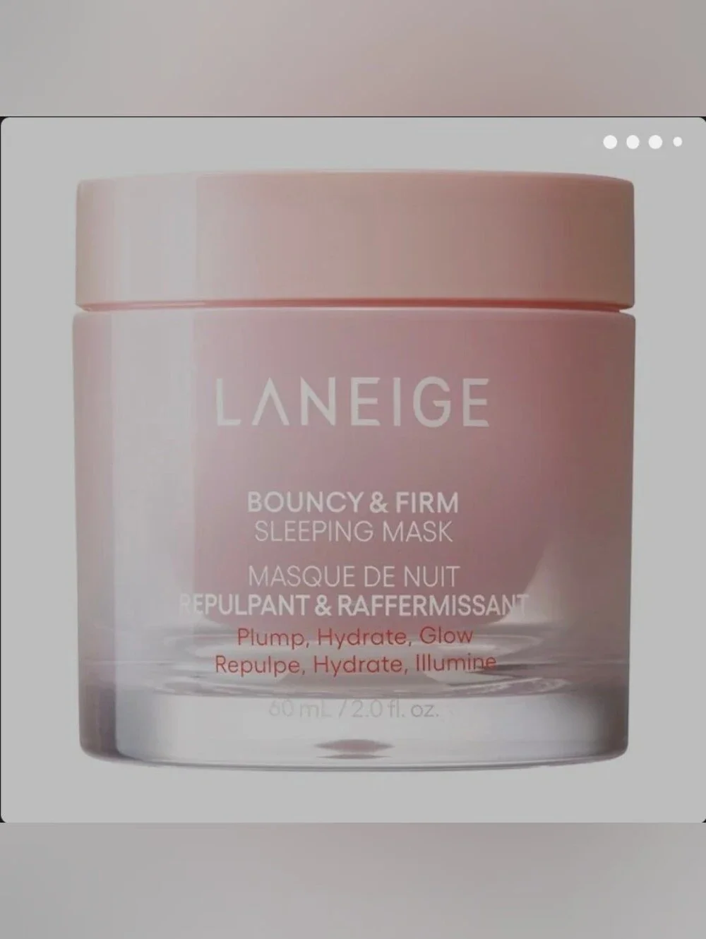 LANEIGE Bouncy & Firm Sleeping Mask - Light Pink